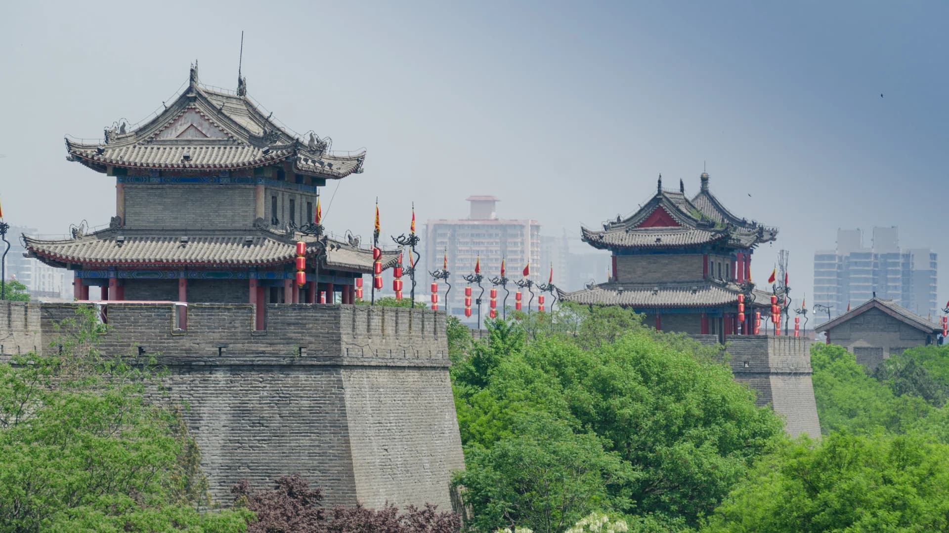 Xi’an city view